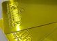 Finition avancée par revêtement Thermoset clair à haute brillance d'or jaune de sucrerie de poudre