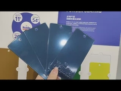 Couche métallique en poudre bleue élégante et durable pour pièces automobiles aux propriétés résistantes aux UV