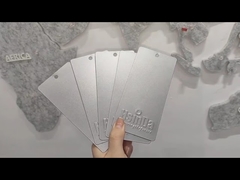 Couche en poudre métallique électrostatique argentée pour peinture automobile