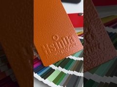 RAL 2000 revêtement en poudre de peau d'orange, texture et rides pour outillage matériel