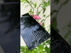 Couche en poudre thermoset époxy polyester surface lisse effet miroir noir