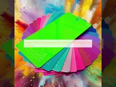 Le revêtement en poudre d'époxy à 50 kg/cm d'impact avec surface de peau d'orange