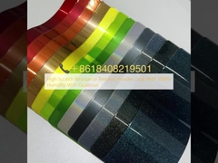 Revêtement en poudre texturé à haute résistance aux rayures avec 1000 heures d'humidité et Qualicoat