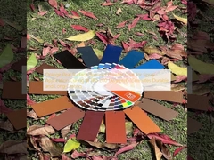 Revêtement en poudre texturé à peau d'orange pour application au pistolet, cuisson à 180-200 degrés Celsius pendant 6-15 minutes, durable et longue durée.