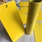 Surface métallique époxyde à haute brillance jaune de peinture de revêtement de poudre de polyester