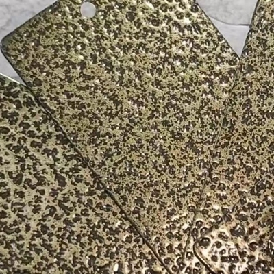 Couche en poudre de polyester époxy pour couvrir les défauts