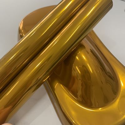 Transparent résistant aux intempéries de revêtement de poudre d'or de sucrerie d'électrodéposition sèche de double couche