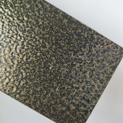 Vente d'usine Pente anti-rouille en laiton antique en or en poudre de marteau pour étagère en acier au carbone Polyester en poudre de revêtement