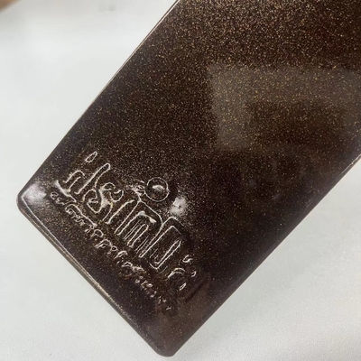 Ral 8014 Brown Sparking Metallic Powder Coating Paint Spray Varnish pour les appareils en acier