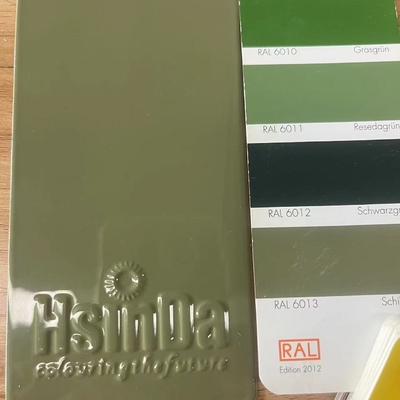 Pollution en poudre Ral 6013 à haute brillance anti-corrosion Spray de peinture époxy polyester pour meubles