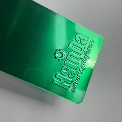 Couche en poudre brillante vert douce Effect lisse Facile à nettoyer pour la peinture de piano