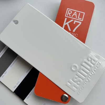 RAL 9010 Peinture de revêtement en poudre électrostatique pure blanche lisse et brillante pour tôle
