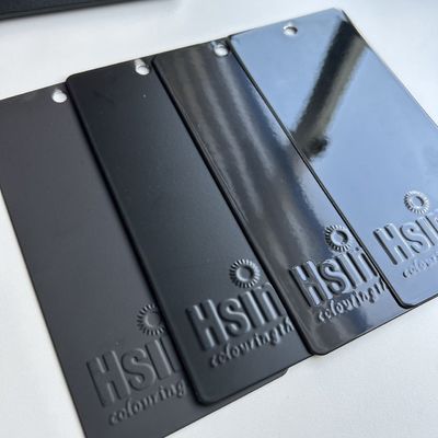 Couche en poudre électrostatique noire RAL9005 personnalisée avec finition mate brillante et durcissement à 180-200 °C