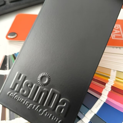 Résistant aux intempéries Durable Luxury Color RAL9005 Matt Peinture en poudre de polyester