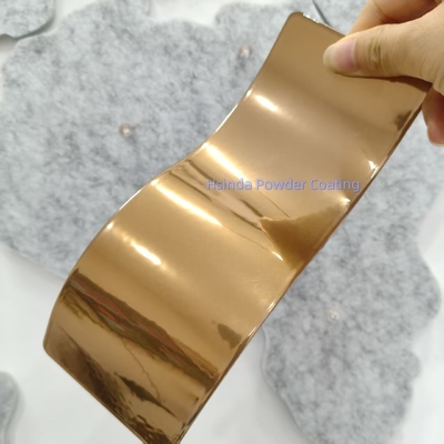 Peinture en poudre électrostatique polyester pour métaux, bronze, chrome illusion, cuivre et laiton Hsinda