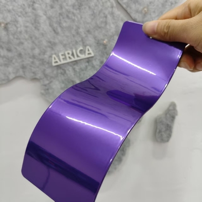 Revêtement en poudre chromé à double couche, effet illusion, 60-80um, pour métal