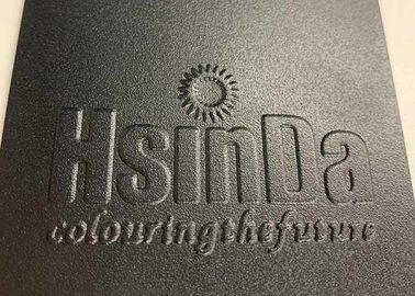 Peinture noire de couche de poudre de texture d'amende de Ral 9005 Sandy, revêtement de poudre de Hsinda